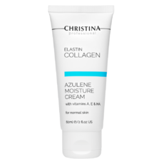 Увлажняющий крем с азуленом и витаминами А,Е и гиалуроновой кислотой Christina, (60 мл.)